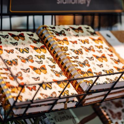 Stationery and paper goods suitable for educational and souvenir retail environments