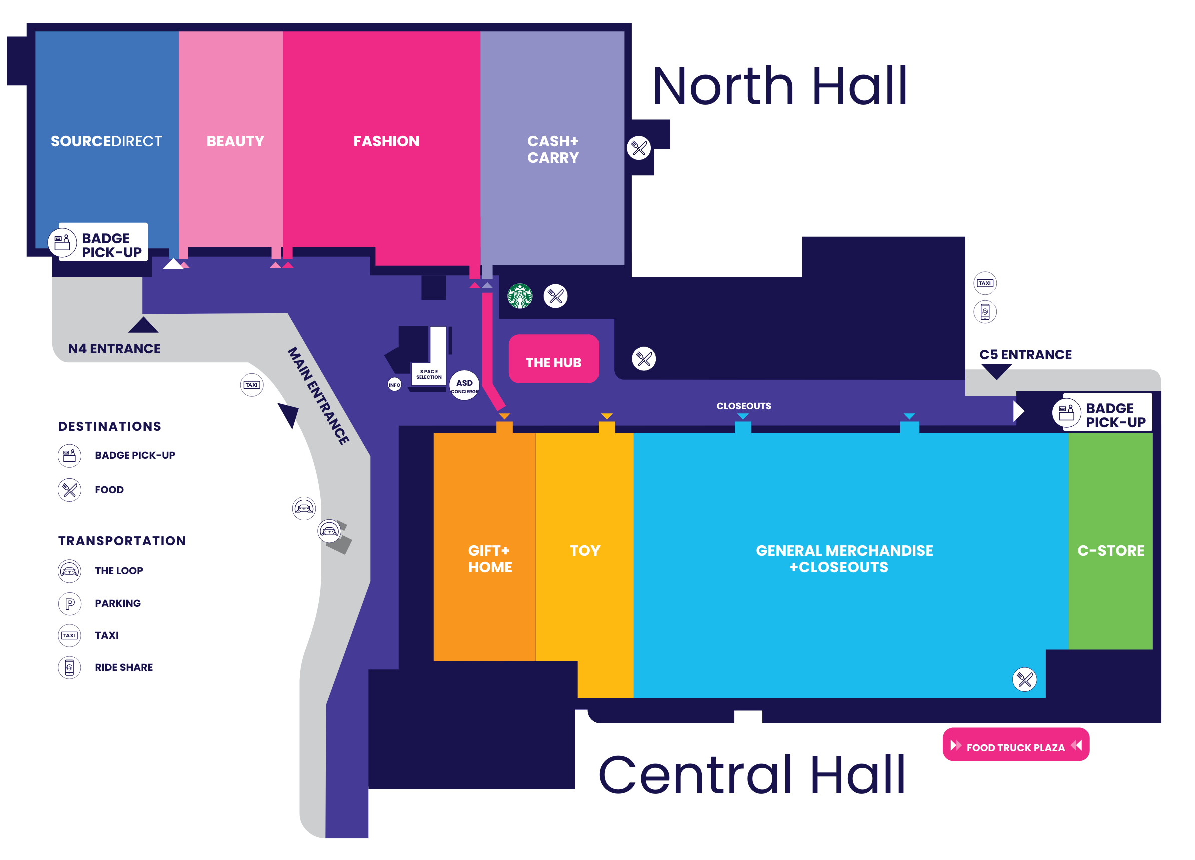 ASD Market Week Show Map 