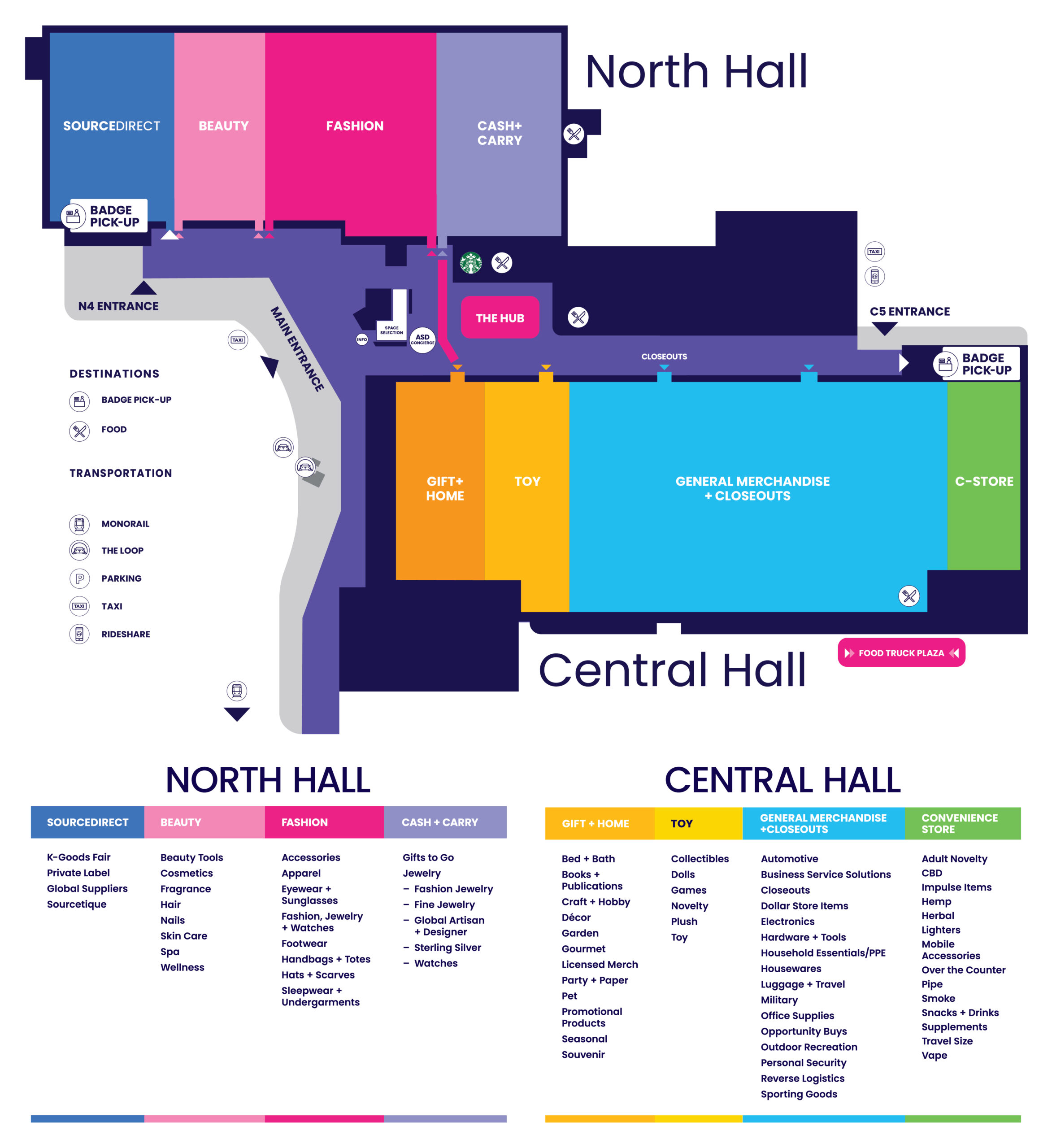 ASD Market Week Show Map 