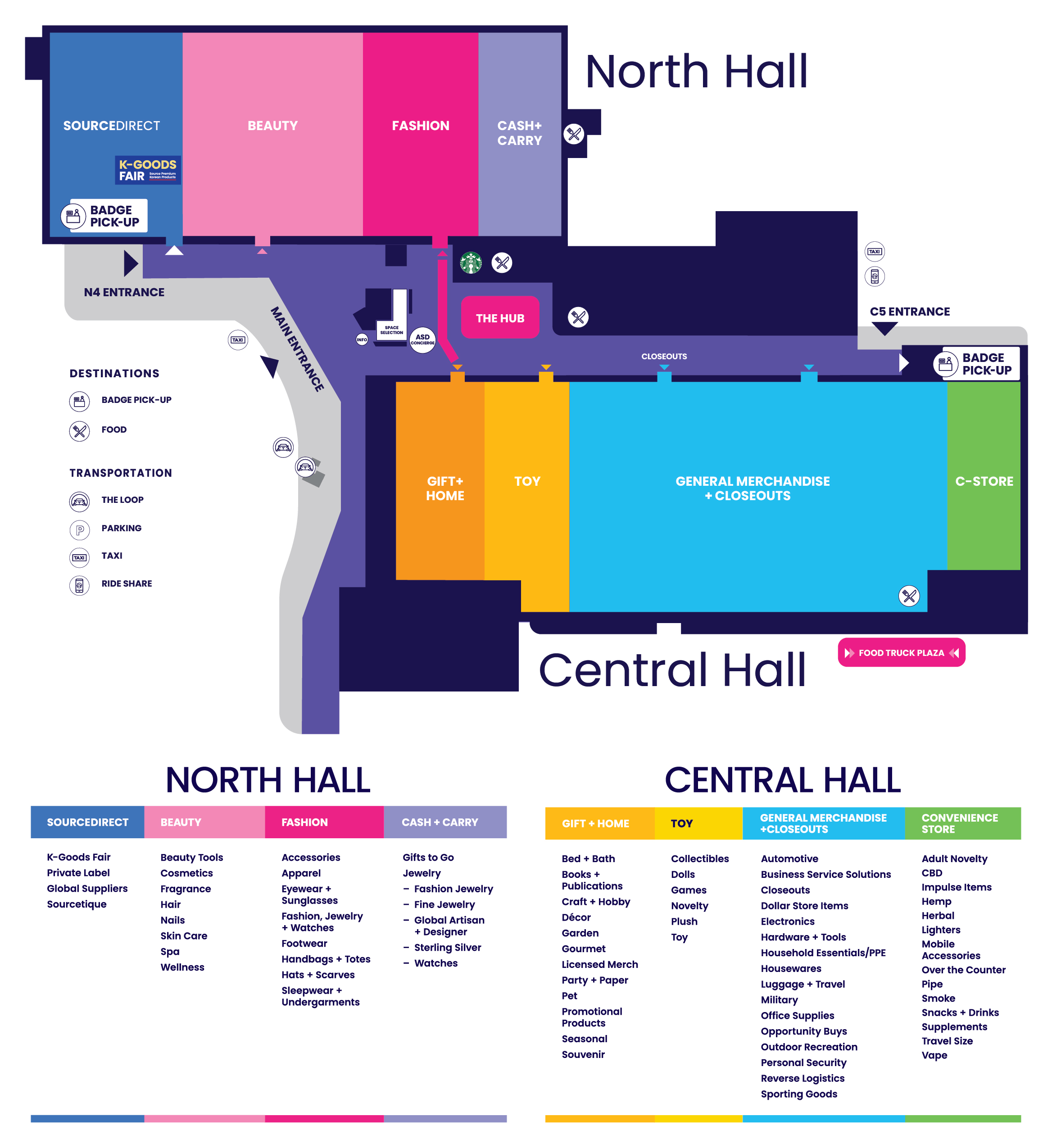 ASD Market Week Show Map 